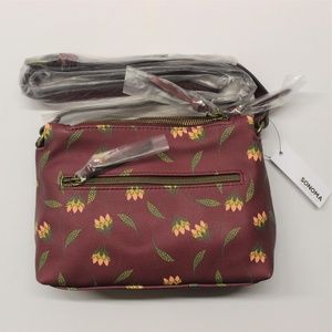 Sonoma Karlie Double Zip Crossbody Bag / Purse